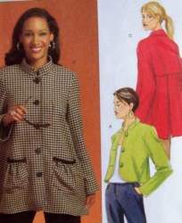5143 EZ SWING JACKET LENGTHS,BACK SHIELD OR NOT PATTERN 8-14